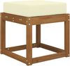 vidaXL Sitzkissen für Outdoor Creme 40 x 40 x 8 cm 100 % Polyester 900933 Bild 3