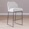 Bronx71 Barhocker Momo Chenille Sand 85 cm Bild 1