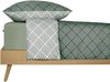 Schiesser Jersey Elasthan Spannbettlaken Elli | 97% Baumwolle aus nachhaltiger Produktion | für Matratzen 180x200cm bis 200x220cm | Matratzenhöhe bis 30cm | Hellgrün Bild 3