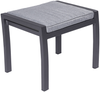 LC Garden Hocker Sondrino ca. 60x45x47 cm Silber/Anthrazit Bild 1