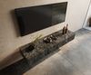Lowboard Cuor 150 cm Keramik Emperador Extra Lucidato Dunkelbraun 1 Klappe 1 Schubfach Schwebend Bild 4