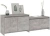 vidaXL TV-Schrank Betongrau 146,5x35x50 cm Holzwerkstoff 809813 Bild 4