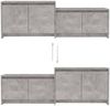 vidaXL TV-Schrank Betongrau 146,5x35x50 cm Holzwerkstoff 809813 Bild 5