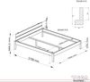 Pfostenbett Massivholzbett (Fichte) "Daybett" 180 x 210 cm 38 cm Holzbett 300kg Bild 4