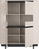 Highboard Venedig / Vodol, Holzwerkstoff, Beige, 130 x 161 x 45 cm Bild 4