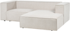 2 Sitzer Sofa VERNON Stoff Helles Beige Linksseitig Bild 4