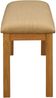 vidaXL Esstischbank 95 x 32 x 45 cm Massivholz Eiche Beige 42039172 Bild 3