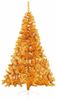vidaXL Künstlicher Halb-Weihnachtsbaum mit Ständer Gold 240 cm PET 344694 Bild 3