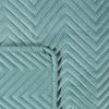 Tagesdecke Velours Samtdecke Gesteppt Steppdecke Klassische Decke SOFIA minze 70x160 cm minze Bild 5