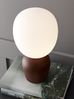 Belid Buddy Tischleuchte rostfarben Glas opal G9 Bild 3