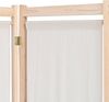 vidaXL 5-teiliger Raumteiler Creme 200 x 170 x 4 cm Stoff 247106 Bild 2