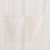 vidaXL 5-teiliger Raumteiler Creme 200 x 170 x 4 cm Stoff 247106 Bild 3