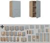 Hängeschrank Fame-Line Hellblau-grau 40 cm Vicco Bild 5