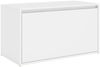 vidaXL Flurbank 80x40x45 cm Weiß Holzwerkstoff 808666 Bild 2