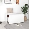 vidaXL Flurbank 80x40x45 cm Weiß Holzwerkstoff 808666 Bild 3