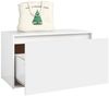 vidaXL Flurbank 80x40x45 cm Weiß Holzwerkstoff 808666 Bild 4