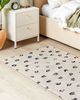 Teppich Baumwolle hellbeige Tiermotiv 80 x 150 cm AFIS Bild 3