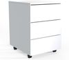 VCM Rollcontainer Dalosa 918325 Weiß H. 55 x B. 39 x T. 45 cm Bild 2