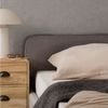 IDIMEX Polsterbett LAVORO, Bett 140x200 cm mit Lattenrost und weichem Stoffbezug Doppelbett grau Bild 3