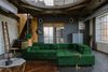 KAWOLA Sofa NEVADA Ecksofa Velvet smaragd Recamiere rechts mit motorischem Sitzvorzug 82 x 215 x 319 cm Bild 4