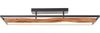 Brilliant AG Leuchten G80114-76 Chaumont LED Deckenleuchte 100x30cm schwarz holz Bild 3