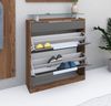 borchardt Möbel Garderoben-Set Oliva, (3-tlg), mit stehendem Schuhschrank, Paneel und Spiegel Bild 3