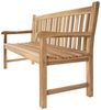 VCM Gartenstuhl 3er Sitzbank Gartenbank Landhausstil Teak Holz (1 St) Bild 3