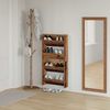 vidaXL Schuhschrank 2 pcs Altholz 60 x 18 x 60 cm Holzwerkstoff 875141 Bild 4