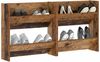 vidaXL Schuhschrank 2 pcs Altholz 60 x 18 x 60 cm Holzwerkstoff 875141 Bild 3