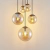 Lindby Hängeleuchte Teeja, Glas Creme IP20, 5 x 15 W LED Bild 4
