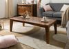Couchtisch Sheesham 120 x 60 x 40 dunkelbraun lackiert ANCONA #203 Bild 3