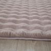 SIMPEX24 Teppich Unicolor - Einfarbig, Läufer, Höhe: 25 mm, Teppich Wohnzimmer Soft Einfarbig 3D Optik Flauschig Plüsch Teppich Bild 3