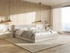 Selsey 'Alegre' Polsterbett mit wasserfestem Samtbezug und Stauraum, hellbeige , 160x200 cm Bild 2