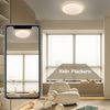 ZMH Deckenlampe LED Deckenleuchte Schlafzimmer - 37W Schlafzimmerlampe Sternenhimmel Dimmbar mit Fernbedienung Ø30cm Küchenlampe Deckenbeleuchtung Rund Flurlampe für Kinderzimmer Küche Flur Wohnzimmer Bild 4
