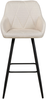 Beliani 'Darien' Barstuhl, 2er Set, Stoff, 103 x 54 x 50 cm, Hellbeige Bild 5