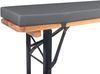 TexDeko Bankauflage Bierbankauflage 170cm 4,2cm XL mit Polsterung zum selber Aufziehen, (1 St), Variante: nach Wahl, Top Qualität Bild 2