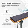 TexDeko Bankauflage Bierbankauflage 170cm 4,2cm XL mit Polsterung zum selber Aufziehen, (1 St), Variante: nach Wahl, Top Qualität Bild 4