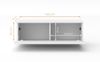 AX LIVING TV Lowboard Loriano 100cm breit Eiche Wotan / weiß Hochglanz Bild 5