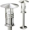 hofstein Pollerleuchte »Bauso« Außenleuchte moderne aus gebürstetem Edelstahl und Glas, Wegeleuchte 50 cm, Gartenlampe mit E27-Fassung, Gartenbeleuchtung IP44 Bild 5