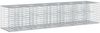 vidaXL Gabionen Hochbeet 2 pcs Silber 260 x 60 x 55 cm 3422229 Bild 2