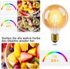 ZMH E27 LED-Glühbirnen im Vintage-Stil, 6er-Pack – G80, 2700 K, 4 W, Edison-Glühbirnen, warmweiß, ideal für Hotels, Zuhause, Cafés und Bars Bild 4