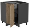 Eckunterschrank R-Line Artisan-Eiche 75.6 cm ohne Arbeitsplatte Vicco Bild 3