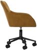 Bürostuhl Drehbar Braun Samt, 78 x 61 x 56 cm Bild 4
