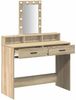vidaXL Schminktisch mit Speicher Braun 100 x 41 x 140 cm Holzwerkstoff 865174 Bild 4