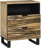 vidaXL Nachttisch Natur 50 x 33 x 62 cm Holzwerkstoff 4017946 Bild 1