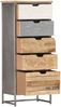 vidaXL Beistellschrank mit Schubladen 45x30x105 cm Mango Massivholz 286535 Bild 3