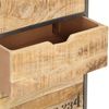 vidaXL Beistellschrank mit Schubladen 45x30x105 cm Mango Massivholz 286535 Bild 5