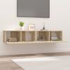 vidaXL TV-Schränke 2 Stk. Sonoma-Eiche 80x30x30 cm Holzwerkstoff 804538 Bild 3
