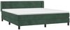 vidaXL Boxspringbett mit Matratze Dunkelgrün 160x200 cm Samt 3131030 Bild 3