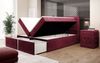 Boxspringbett Amelie mit LED und Stauraum 180x200 Rot H4 (100kg+) Bild 5